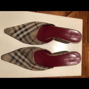 Burberry mules